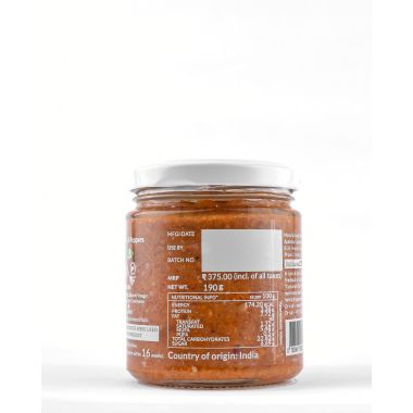 The Gourmet Jar: Roasted Red Pepper Pesto (with Chironji seeds) - 190gm