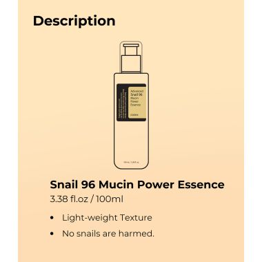 COSRX: Advanced Snail 96 Mucin Power Essence | Pack of 2 | 100ml Each