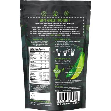 Green Protein: Watermelon Flavoured Pea Protein Pouch - 500gm