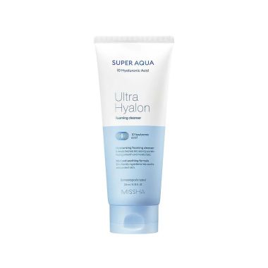 Missha: Super Aqua Ultra Hyalron Foaming Cleanser - 200ml