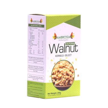 Ambrosia: Premium California Walnuts Selected (Pack of 2 - 250g each)