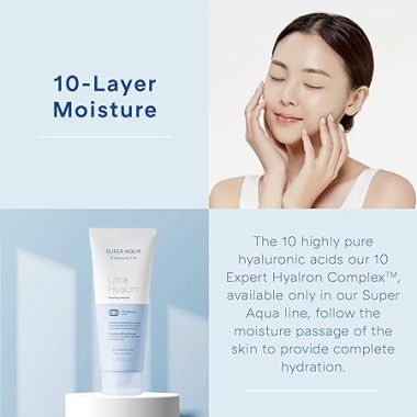 Missha: Super Aqua Ultra Hyalron Foaming Cleanser - 200ml