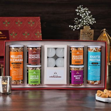 Omay Foods: Mixed Delights Diwali Gift Box