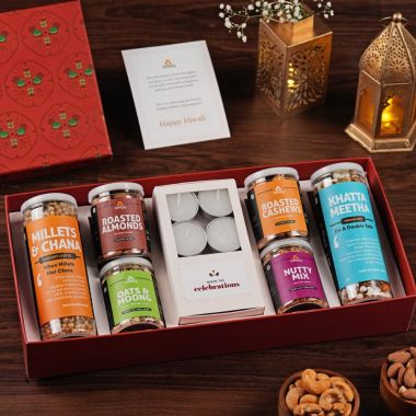 Omay Foods: Mixed Delights Diwali Gift Box