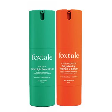 Foxtale: Glow Mask & Vit C Serum Combo
