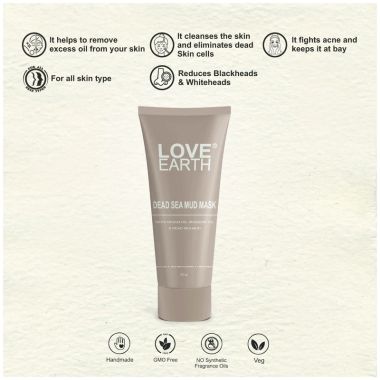 Love Earth: Dead Sea Mud Mask - 50gm