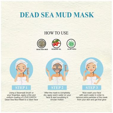 Love Earth: Dead Sea Mud Mask - 50gm