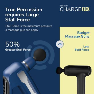 Caresmith: Charge Flex Cordless Massage Gun - Blue