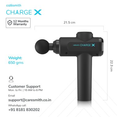 Caresmith: Charge X Massage Gun With Touchscreen Display