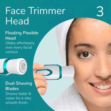 Caresmith: Bloom Face & Body Hair Trimmer For Women