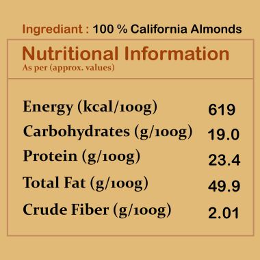 Fabeato: Natural Premium California Almonds - 1kg