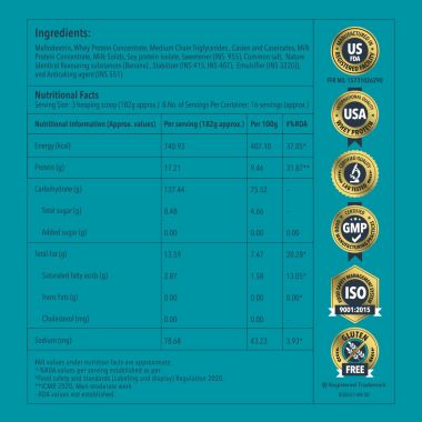 Proathlix: Monster Bulk Gainer - Banana - 3kg