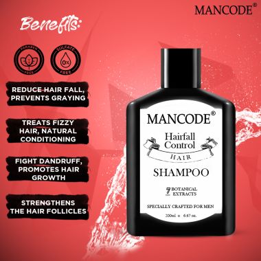 Mancode: Hair Fall Control Shampoo - 200ml