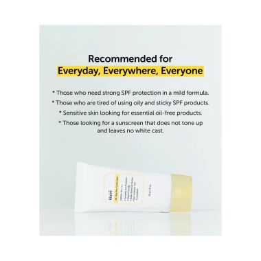 Klairs: All-Day Airy Sunscreen SPF 50+ PA++++ | 50gm