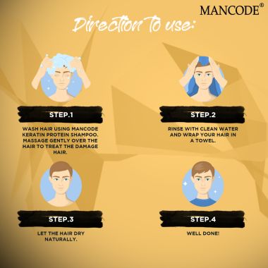Mancode: Keratin Shampoo - 200ml