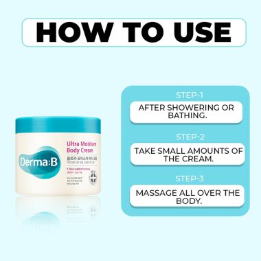 Derma B: Ultra Moisture Body Cream - 430ml