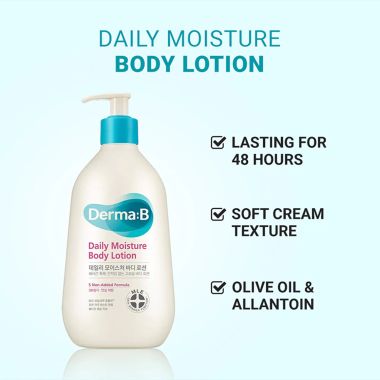 Derma B: Daily Moisture Body Lotion - 400ml