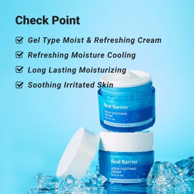 Real Barrier: Aqua Soothing Cream - 50ml