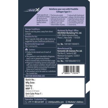 Proathlix: Core+ Collagen Capsule - 60 Capsules