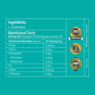 Proathlix: L-Glutamine - Unflavoured - 250gm                              
