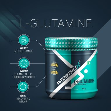 Proathlix: L-Glutamine - Unflavoured - 250gm                              