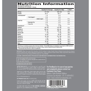 Isopure: Whey Protein Isolate Powder with Vitamins for Immune Support - 1kg - Cookies & Cream