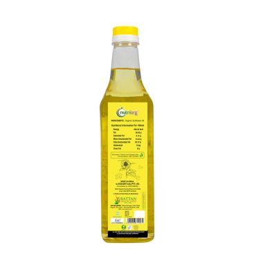 Nutriorg: Certified Organic Sunflower Oil - 1000 ml