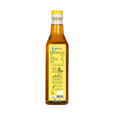 Nutriorg: Certified Organic Yellow Mustard Oil - 1000 ml