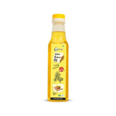Nutriorg: Certified OrganicYellow Mustard Oil - 500 ml