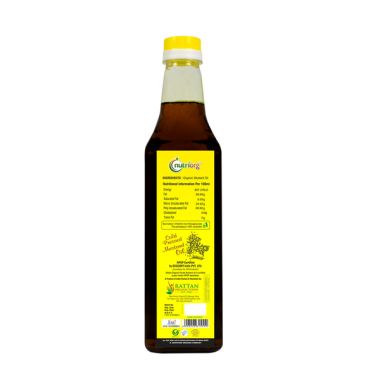 Nutriorg: Certified Organic Mustard Oil - 1000 ml