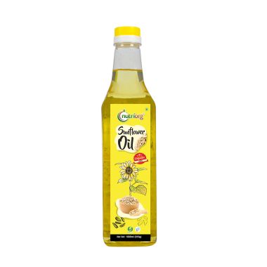 Nutriorg: Certified Organic Sunflower Oil - 1000 ml