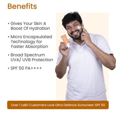 Earth Rhythm: Ultra Defence Sunscreen SPF 50 Mini- 30ml