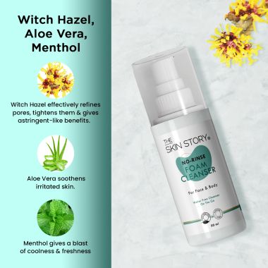 The Skin Story: No Rinse Foam Cleanser - 50ml