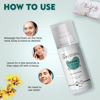 The Skin Story: No Rinse Foam Cleanser - 50ml
