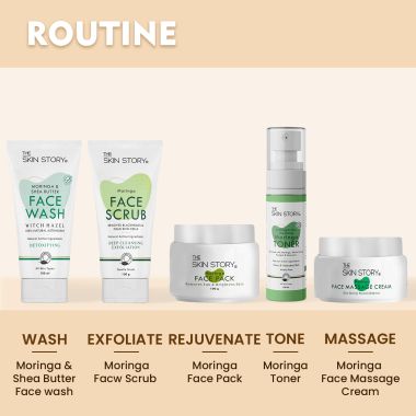 The Skin Story: Hydrating Moringa Face Pack - 100 gm