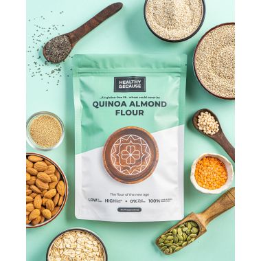 Healthy Because: Quinoa Almond Flour, 800 Gms