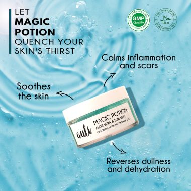 AULI: Aloe Vera and Turmeric Gel - 60gm
