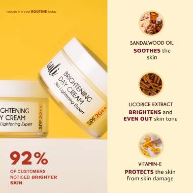 AULI: Skin Brightening Day Cream with SPF 20 ,, - 50 gm