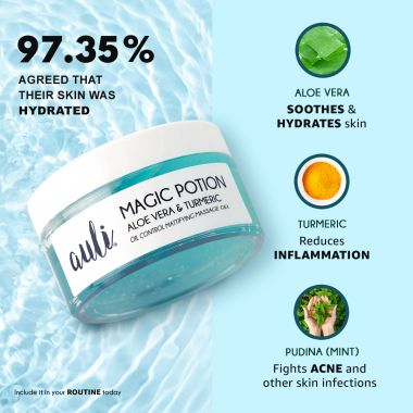 AULI: Aloe Vera and Turmeric Gel - 60gm