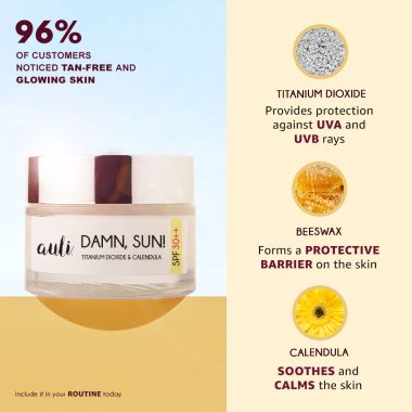 AULI: Damn Sun SPF30 Broad Spectrum Sunscreen - 60gm