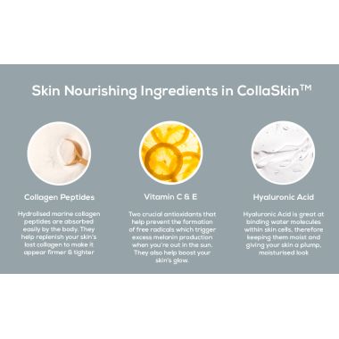 TrueBasics: CollaSkin, Marine Collagen Peptides | Orange, 100 g