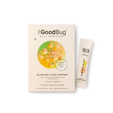 The Good Bug: ByeBye Bloat SuperGut Powder- Pack of 2