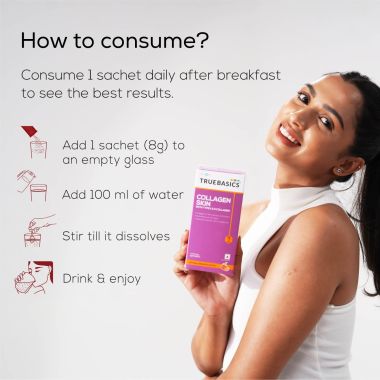 TrueBasics: Collagen Skin  (Natural Orange, 15 Sachets)