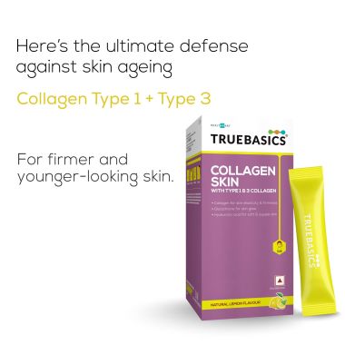 TrueBasics: Collagen Skin  (Natural Lemon, 15 Sachets)