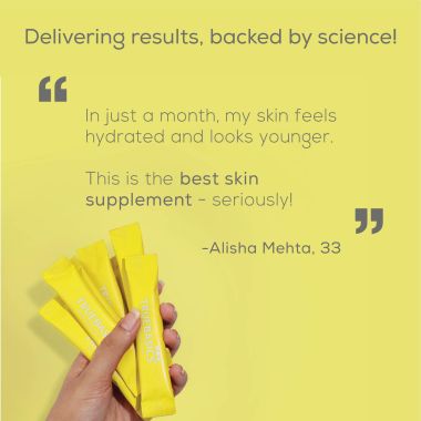 TrueBasics: Collagen Skin  (Natural Lemon, 15 Sachets)