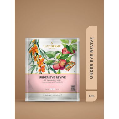 LuxaDerme: Under Eye Revive Bio Cellulose Mask (Set of 5)