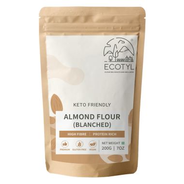 Ecotyl: Natural Almond Flour (Blanched) - 200gm