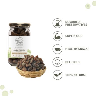 Ecotyl: Organic Amla Candy (Chatpata) - 100gm