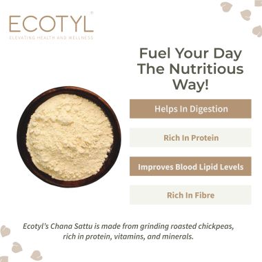 Ecotyl: Organic Chana Sattu - 400gm