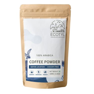 Ecotyl: Coffee Powder | 100% Arabica | Strong Flavour & Rich Aroma | 100g
